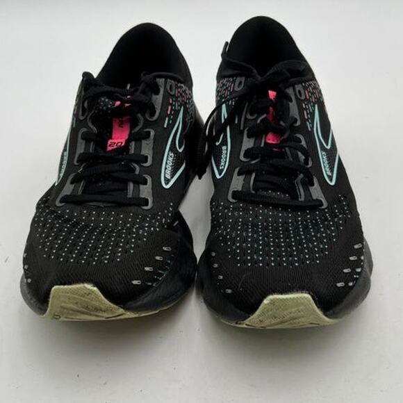 Brooks Glycerin 20 Womens Size 9 Running Shoes Black Pink Teal 1203691B005 - Picture 7 of 14